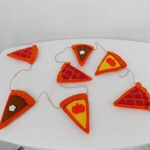 Pie Garland Dessert Slice Ashland Fall Holiday Decor Thanksgiving Pumpkin New